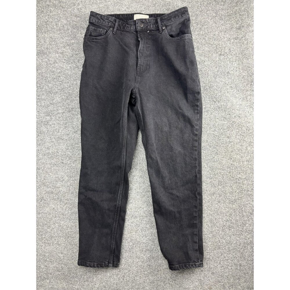 Everlane Jeans Womens 31 Black Curvy Cheeky Organic Cotton High Rise Denim Pants